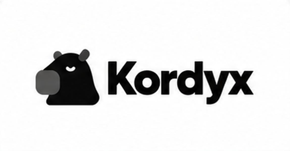 Logotipo preto Kordyx